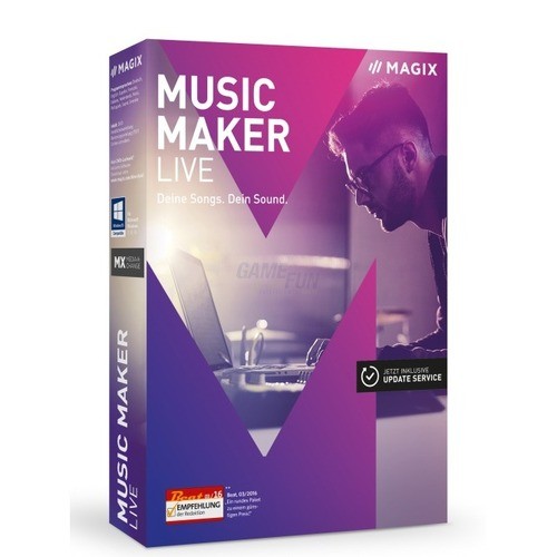 Vorschaubild von MAGIX Music Maker Live 2017 Vollversion 1 Jahr Vorschaubild von MAGIX Music Maker Live 2017 Vollversion 1 Jahr
