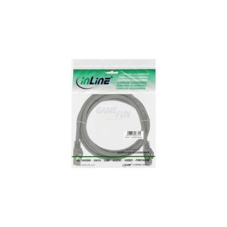 InLine® Patchkabel CAT5e SF/UTP RJ45 15m grau Retail