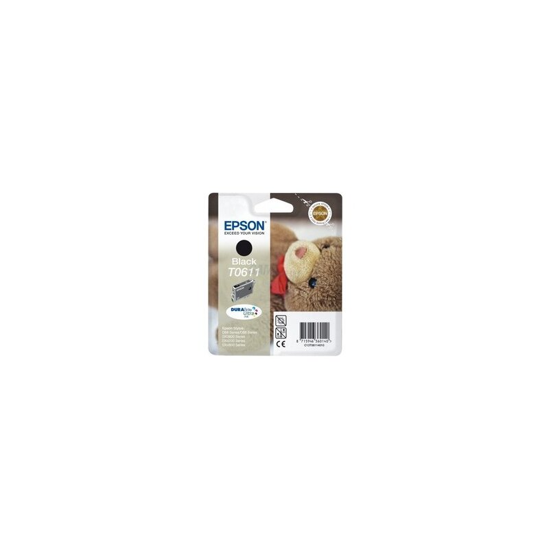 Epson T0611 Tintenpatrone schwarz DURABrite Ultra Ink Epson T0611 Tintenpatrone schwarz DURABrite Ultra Ink