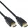 InLine® HDMI Kabel St. -> St. verg. Kontakte 2m High Speed schwarz
