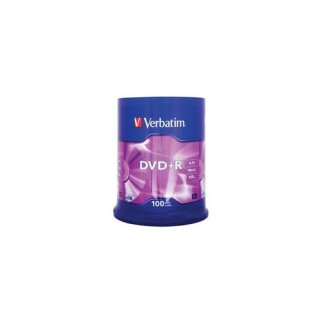 Verbatim DVD+R Matt Silver 4.7GB 16x 100er Spindel