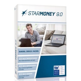 Starfinanz StarMoney 9.0 1 PC Vollversion MiniBox