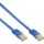 InLine® Patchkabel CAT6e U/UTP RJ45 0.5m blau flach Retail