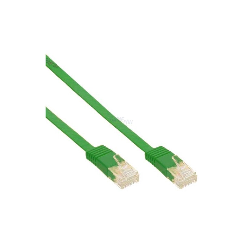 InLine® Patchkabel CAT6e U/UTP RJ45 0.5m grün flach Retail InLine® Patchkabel CAT6e U/UTP RJ45 0.5m grün flach Retail