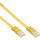 InLine® Patchkabel CAT6e U/UTP RJ45 1.5m gelb flach Retail