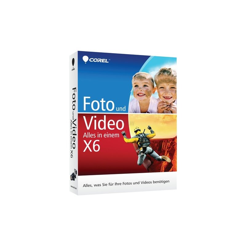 Corel Foto und Video X6 1 PC Vollversion MiniBox Alles in einem Corel Foto und Video X6 1 PC Vollversion MiniBox Alles in einem
