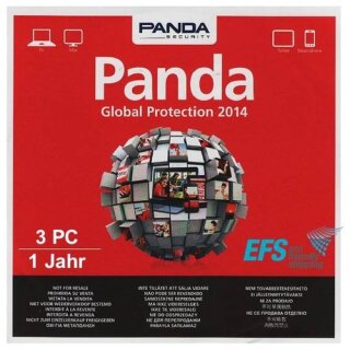 Panda Software Global Protection 2014 3 PCs Vollversion EFS 1 Jahr