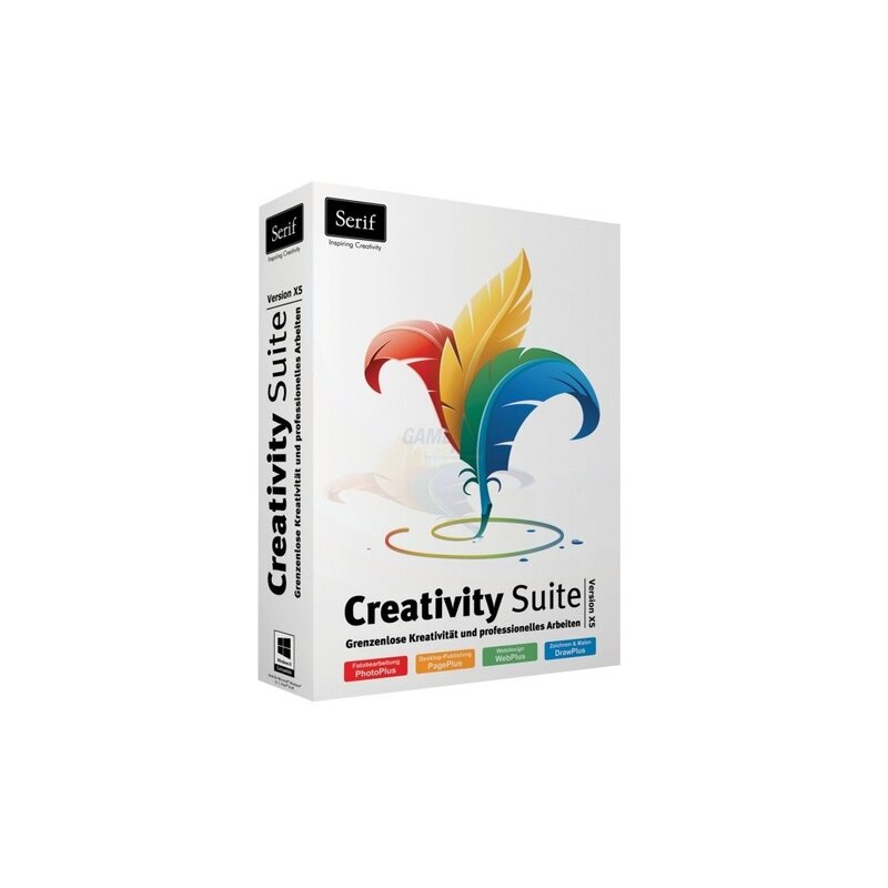 Serif Creativity Suite X5 Vollversion MiniBox Serif Creativity Suite X5 Vollversion MiniBox