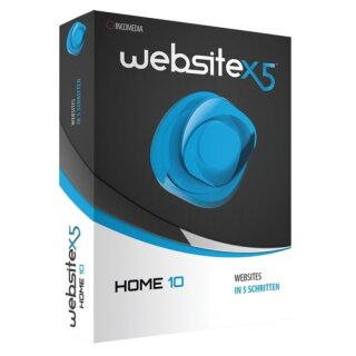 Incomedia Website X5 Home 10 Vollversion MiniBox