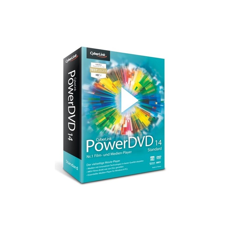 CyberLink PowerDVD 14 Standard 1 PC Vollversion MiniBox CyberLink PowerDVD 14 Standard 1 PC Vollversion MiniBox