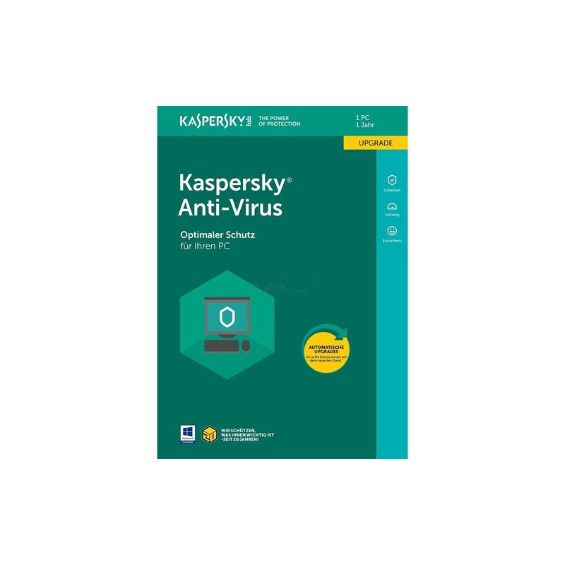 Kaspersky Anti-Virus 1 PC Update EFS PKC 1 Jahr für aktuelle Version 2018 Kaspersky Anti-Virus 1 PC Update EFS PKC 1 Jahr für aktuelle Version 2018
