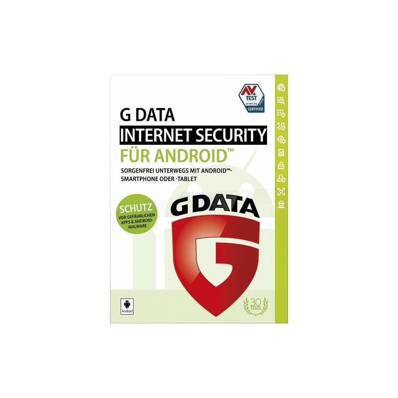 G Data Software Internet Security für Android 1 Gerät Vollversion ESD 1 Jahr für aktuelle Version 2017 G Data Software Internet Security für Android 1 Gerät Vollversion ESD 1 Jahr für aktuelle Version 2017