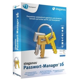 Steganos Passwort Manager 16 5 PCs Vollversion MiniBox