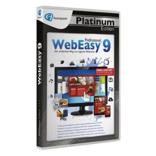 Avanquest WebEasy 9 Professional Vollversion Platinum Edition