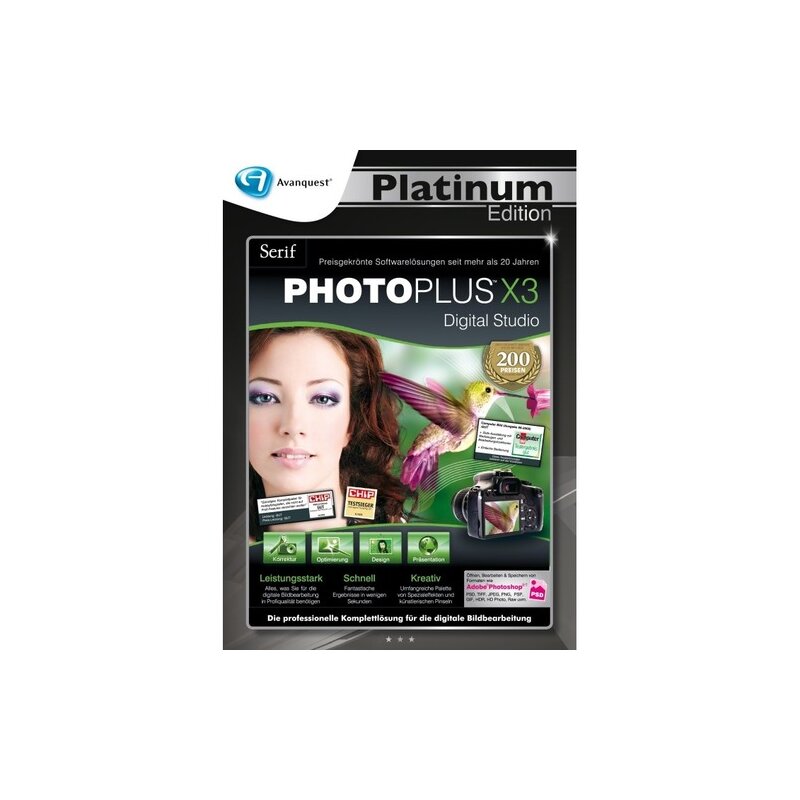 Serif PhotoPlus X3 Vollversion DVD-Box Platinum Edition Serif PhotoPlus X3 Vollversion DVD-Box Platinum Edition