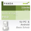Panda Software Antivirus Pro 3 Geräte Vollversion...