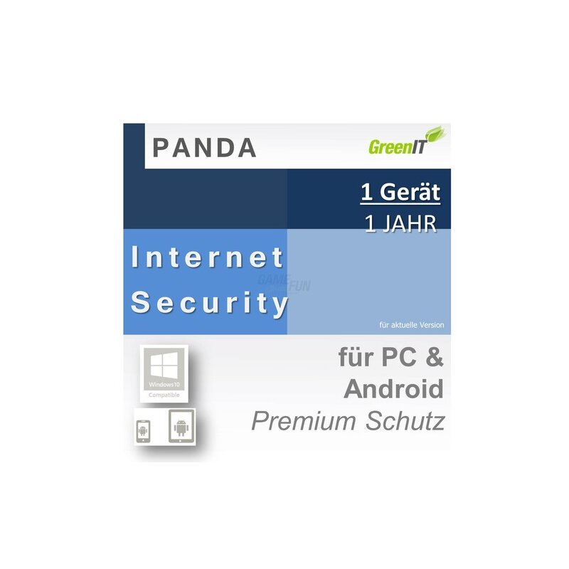 Panda Software Internet Security 1 Gerät Vollversion GreenIT 1 Jahr für aktuelle Version 2016 Panda Software Internet Security 1 Gerät Vollversion GreenIT 1 Jahr für aktuelle Version 2016