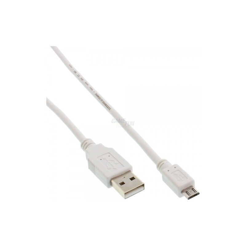 InLine® USB 2.0 Kabel A-St. -> Micro B-St. 2m weiß InLine® USB 2.0 Kabel A-St. -> Micro B-St. 2m weiß