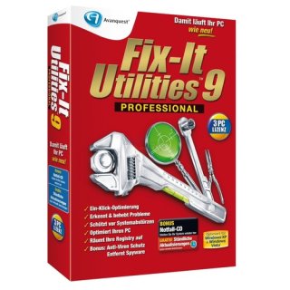 Avanquest Fix-It Utilities 9 Professional 3 PCs Vollversion DVD-Box