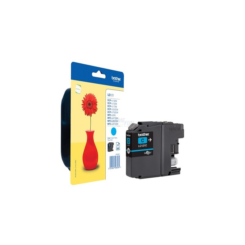 Brother LC-121C Tintenpatrone cyan ( blau ) Brother LC-121C Tintenpatrone cyan ( blau )