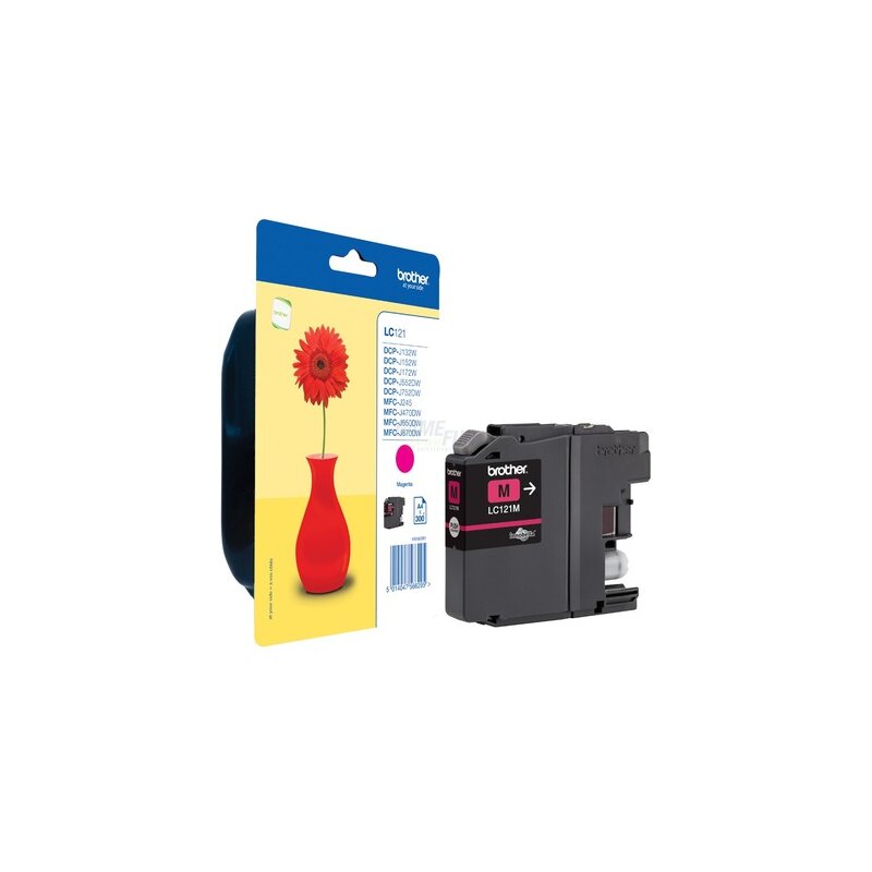Brother LC-121M Tintenpatrone magenta ( rot ) Brother LC-121M Tintenpatrone magenta ( rot )
