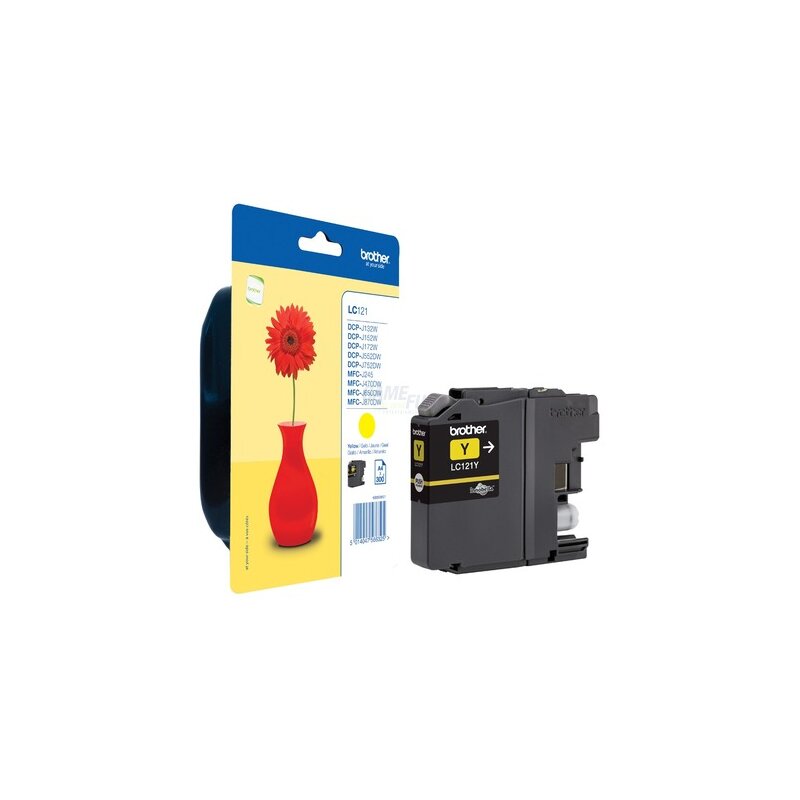 Brother LC-121Y Tintenpatrone yellow ( gelb ) Brother LC-121Y Tintenpatrone yellow ( gelb )
