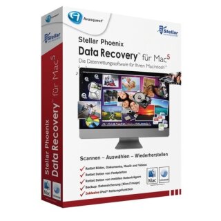 Avanquest Stellar Phoenix Data Recovery 5 Mac 1 Benutzer | 1 Mac Vollversion MiniBox