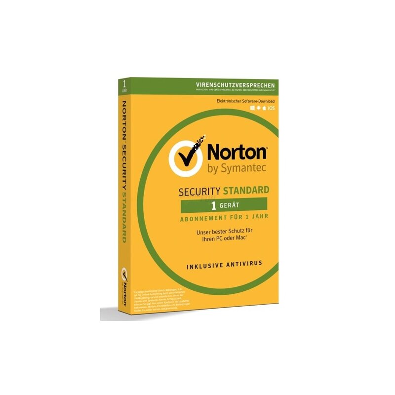 Symantec Norton Security Standard 3.0 Deutsch 1 Gerät Vollversion PKC 1 Jahr Symantec Norton Security Standard 3.0 Deutsch 1 Gerät Vollversion PKC 1 Jahr
