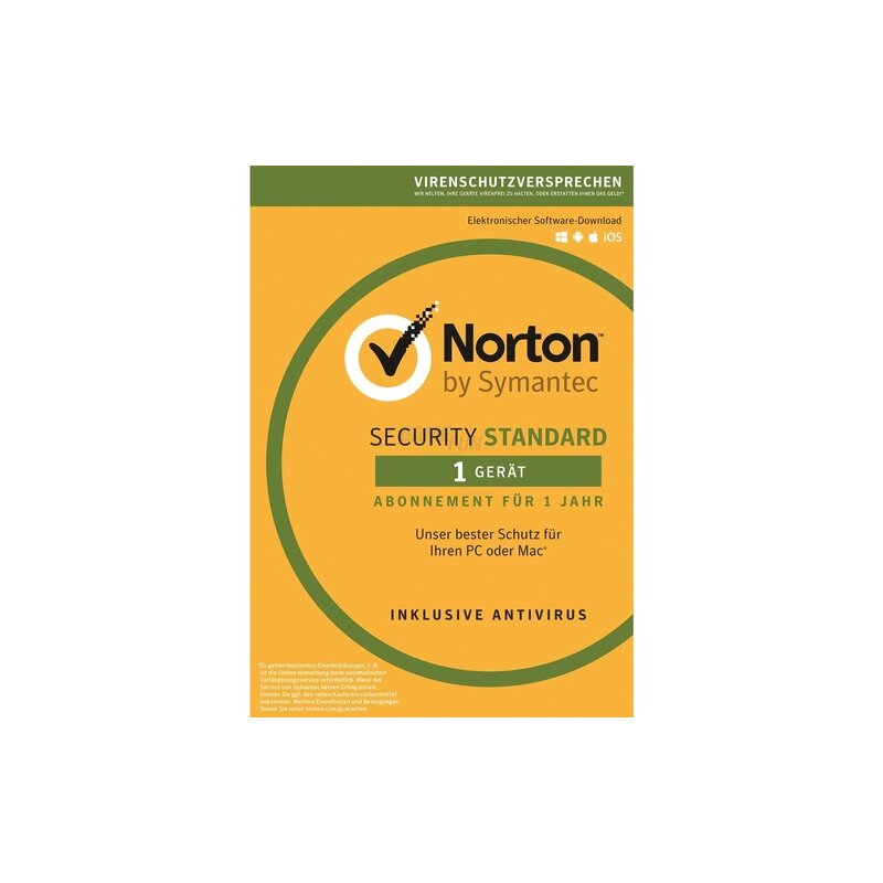 Symantec Norton Security Standard 3.0 1 Gerät Vollversion ESD 1 Jahr ( Download ) Symantec Norton Security Standard 3.0 1 Gerät Vollversion ESD 1 Jahr ( Download )