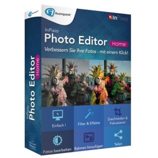 InPixio Photo Editor Home 1 PC Vollversion MiniBox