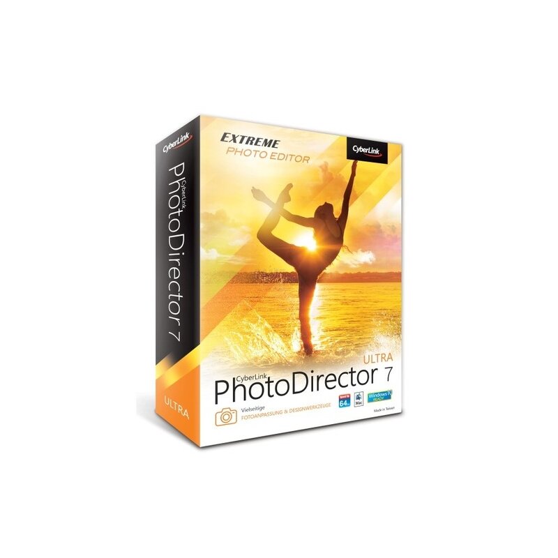 CyberLink PhotoDirector 7 Ultra 1 Benutzer | 1 PC oder Mac Vollversion MiniBox CyberLink PhotoDirector 7 Ultra 1 Benutzer | 1 PC oder Mac Vollversion MiniBox