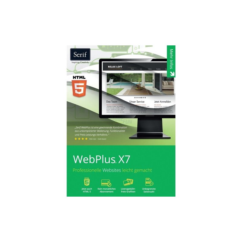 Serif WebPlus X7 1 PC Vollversion ESD Serif WebPlus X7 1 PC Vollversion ESD