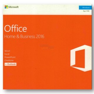 Microsoft Office Home and Business 2016 ML (neues Design) 1 PC Vollversion GreenIT