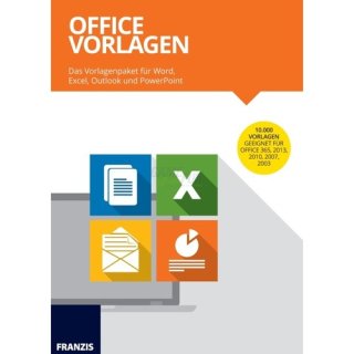 Franzis Verlag 10.000 Office Vorlagen 2017