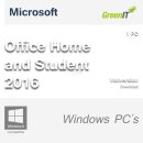 Microsoft Office Home and Student 2016 1 PC Vollversion...
