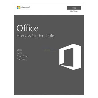 Microsoft Office Mac Home and Student 2016 EuroZone 1 Benutzer | 1 Mac Vollversion ESD ( Download )