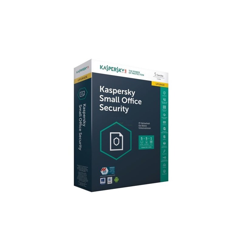 Kaspersky Small Office Security 1 Fileserver + 5 Workstations Update MiniBox Kaspersky Small Office Security 1 Fileserver + 5 Workstations Update MiniBox