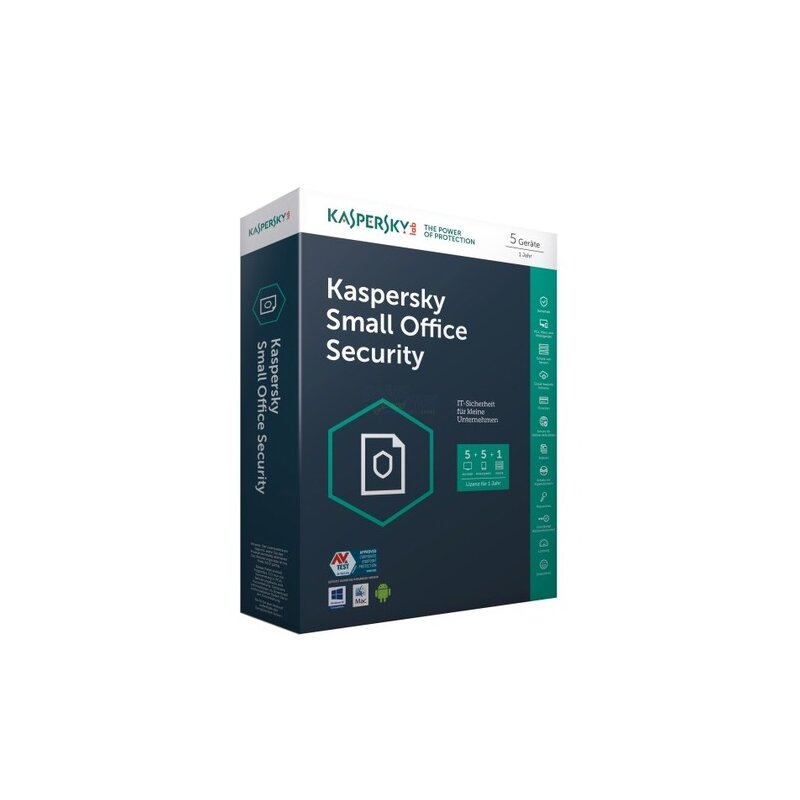 Kaspersky Small Office Security 1 Fileserver + 5 Workstations Vollversion MiniBox Kaspersky Small Office Security 1 Fileserver + 5 Workstations Vollversion MiniBox