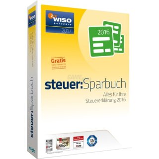 Buhl WISO Steuer Sparbuch 2017 (für Steuerjahr 2016) 1 PC Vollversion MiniBox
