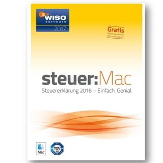 Buhl WISO Steuer MAC 2017 (für Steuerjahr 2016) 1 Benutzer Vollversion ESD