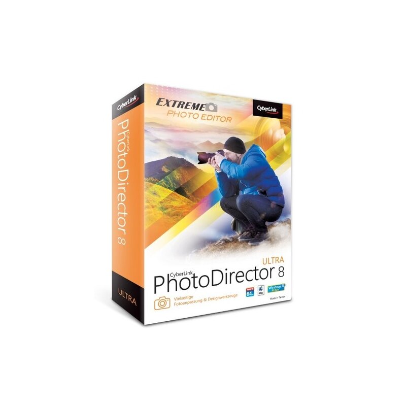 CyberLink PhotoDirector 8 Ultra 1 Benutzer | 1 PC oder Mac Vollversion MiniBox CyberLink PhotoDirector 8 Ultra 1 Benutzer | 1 PC oder Mac Vollversion MiniBox