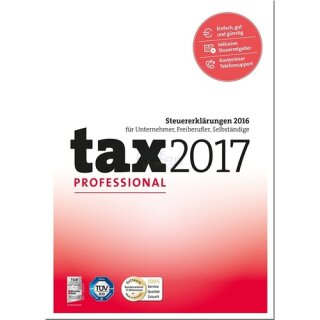 Buhl Tax 2017 professional (für Steuerjahr 2016) 1 PC Vollversion ESD