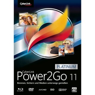 CyberLink Power2Go 11 Platinum 1 PC Vollversion ESD ( Download )