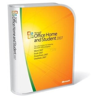 Microsoft Office Home & Student 2007 englisch 3 PCs Vollversion Retail