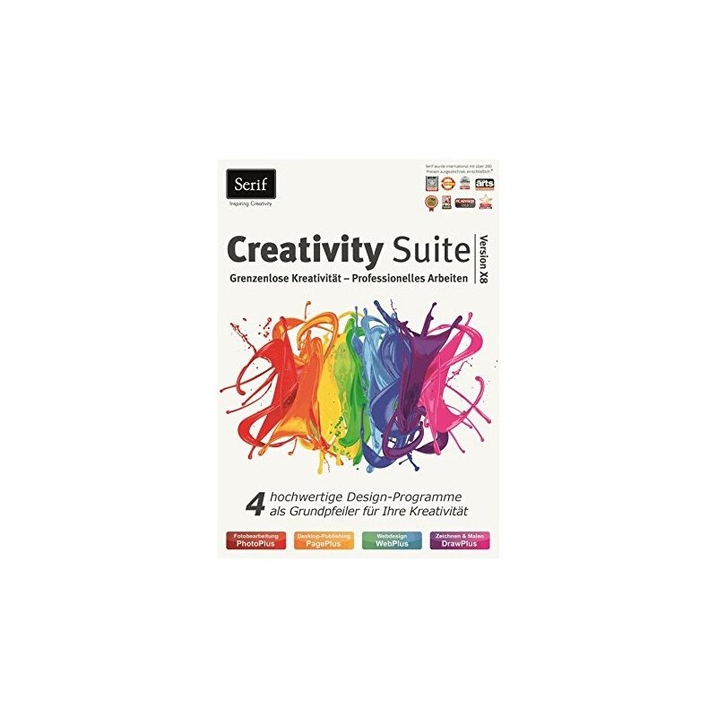Serif Creativity Suite X8 inkl PhotoPlus DrawPlus PagePlus WebPlus 1 PC Vollversion ESD Serif Creativity Suite X8 inkl PhotoPlus DrawPlus PagePlus WebPlus 1 PC Vollversion ESD