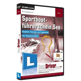 BoatDriver GmbH Sportbootführerschein See Vollversion DVD-Box