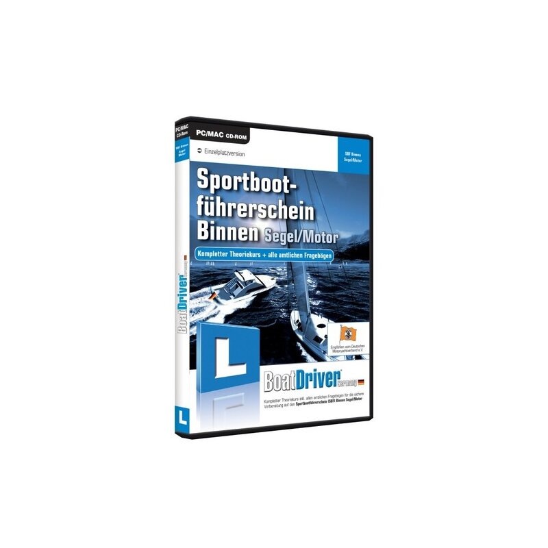 BoatDriver GmbH Sportbootführerschein Binnen Segel/Moto Vollversion DVD-Box BoatDriver GmbH Sportbootführerschein Binnen Segel/Moto Vollversion DVD-Box