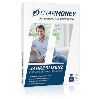 Starfinanz StarMoney 11 1 PC Vollversion DVD-Box 1 Jahr