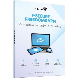 F-Secure Freedome VPN|noGeoblocking 5 Geräte Vollversion PKC 1 Jahr for Windows MAC Mobile