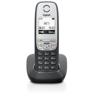 Gigaset A415 schwarz DECT-Telefon mit Ladeschale